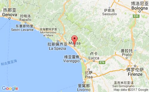 馬薩港口地圖